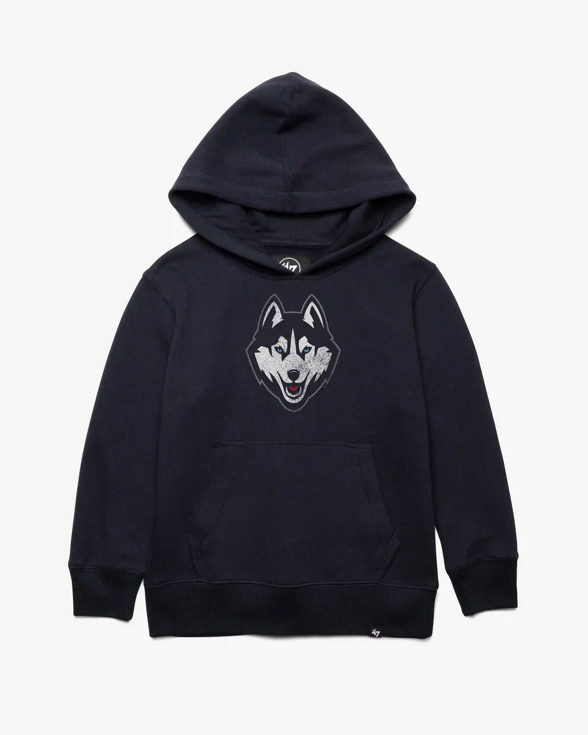 CONNECTICUT HUSKIES UCONN DOG DISTRESSED '47 KID'S IMPRINT HEADLINE HOOD