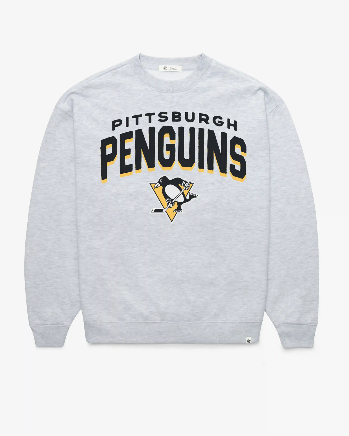 PITTSBURGH PENGUINS CAMPUS ARCH CLOUD '47 OVERSIZED CREW WOMENS