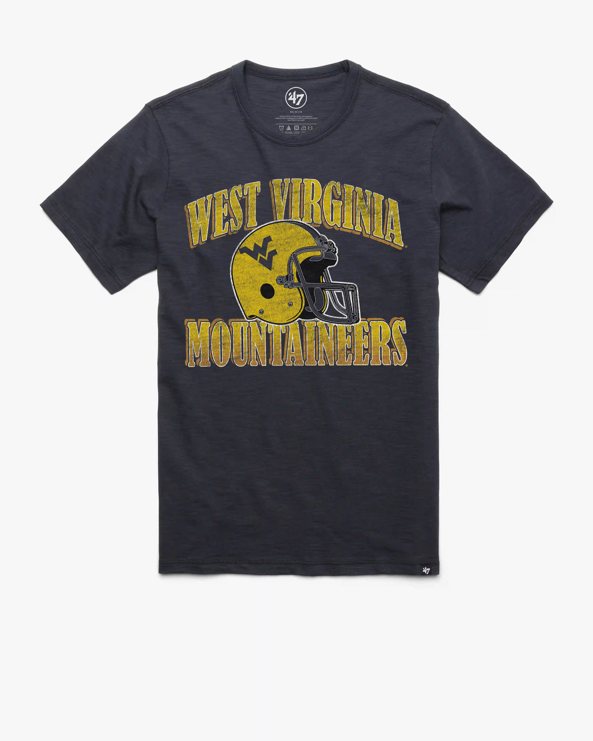 WEST VIRGINIA MOUNTAINEERS OVERRUN '47 SCRUM TEE