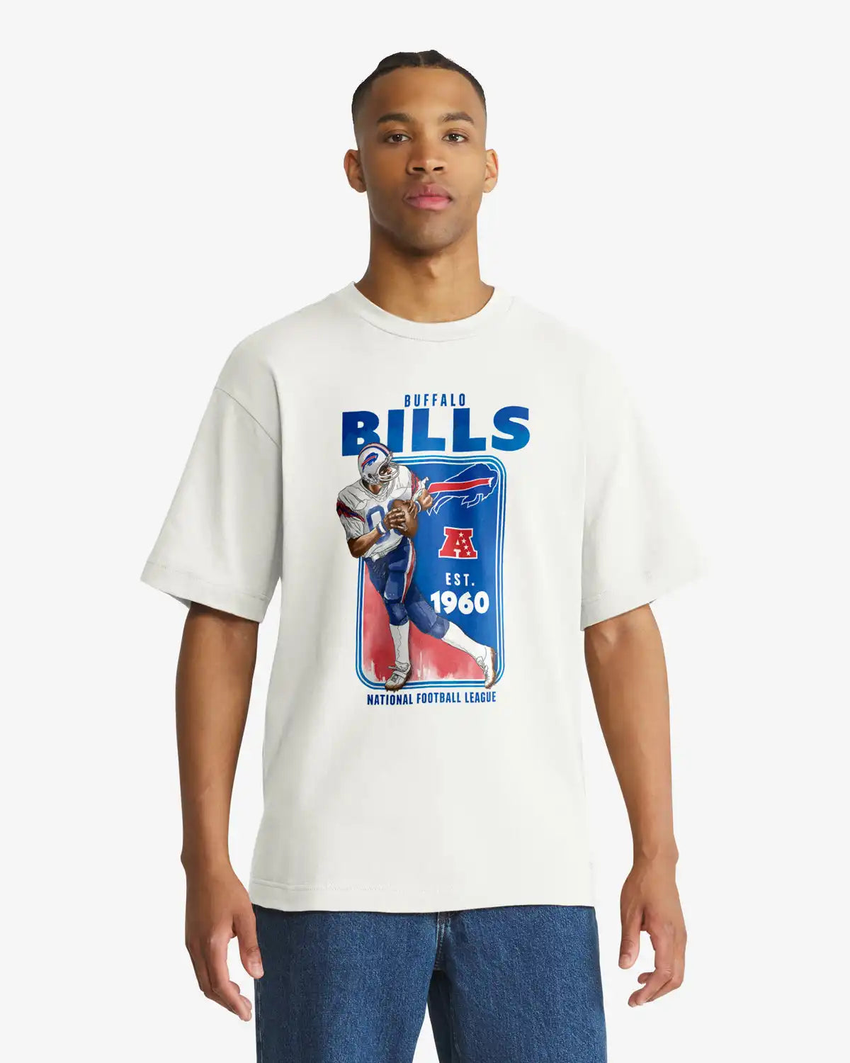 BUFFALO BILLS PLAYBRUSH '47 FOUNDATION TEE