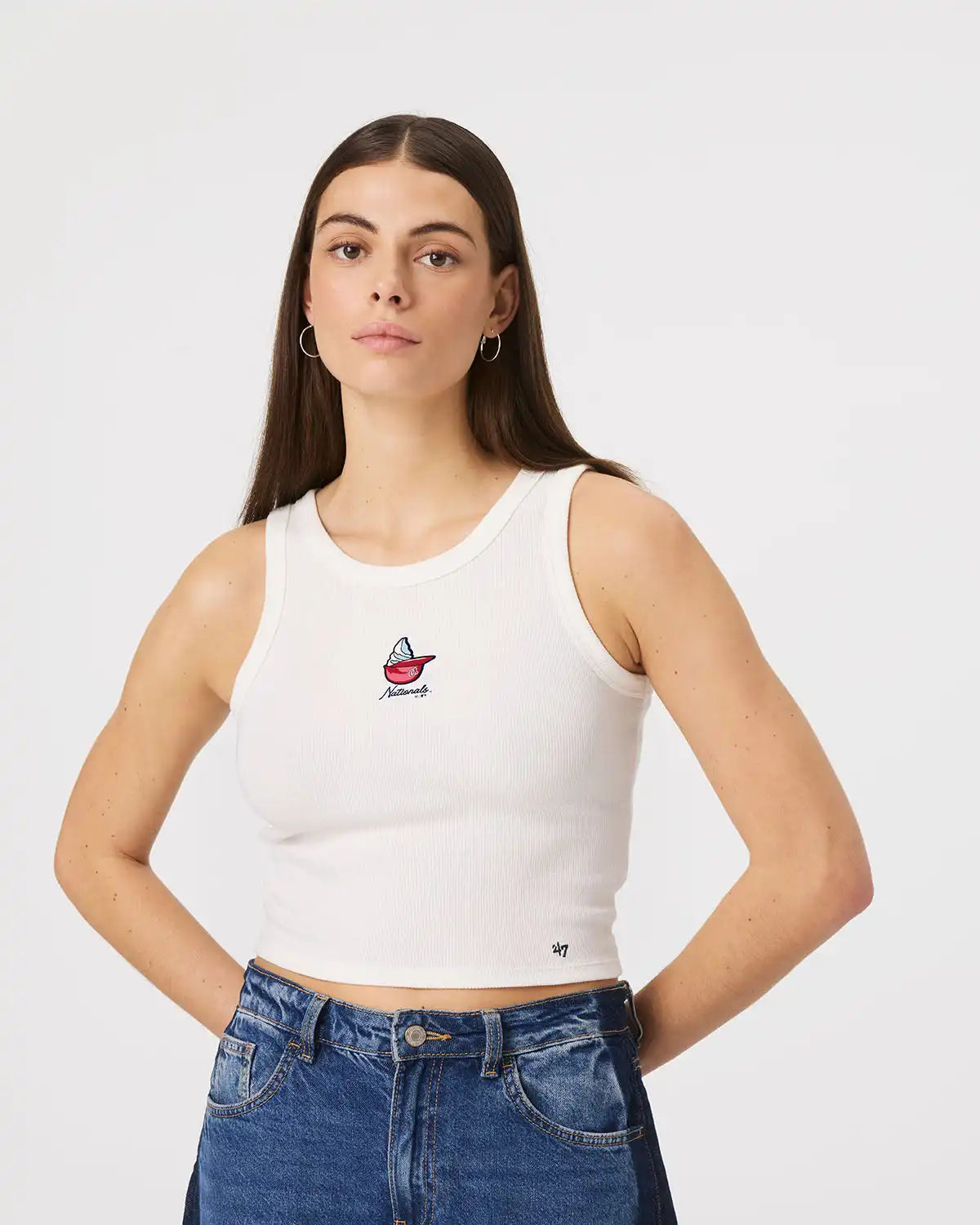 Washington Nationals Ice Cream '47 WOMEN'S Baby Rib Tank