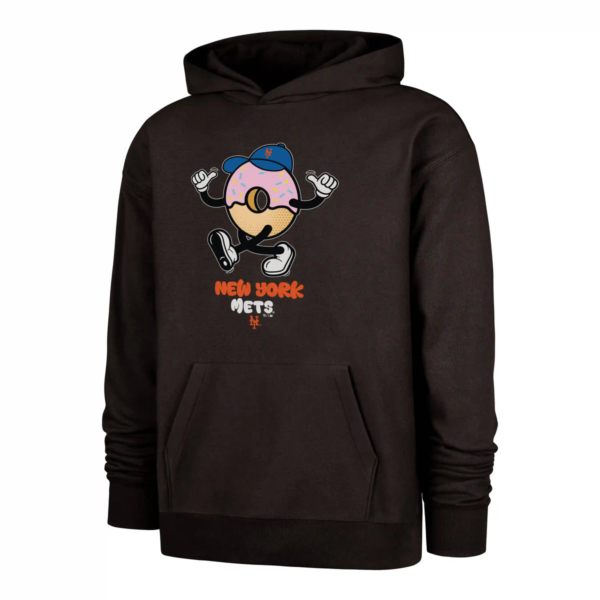 NEW YORK METS CARTOON '47 FOUNDATION HOOD