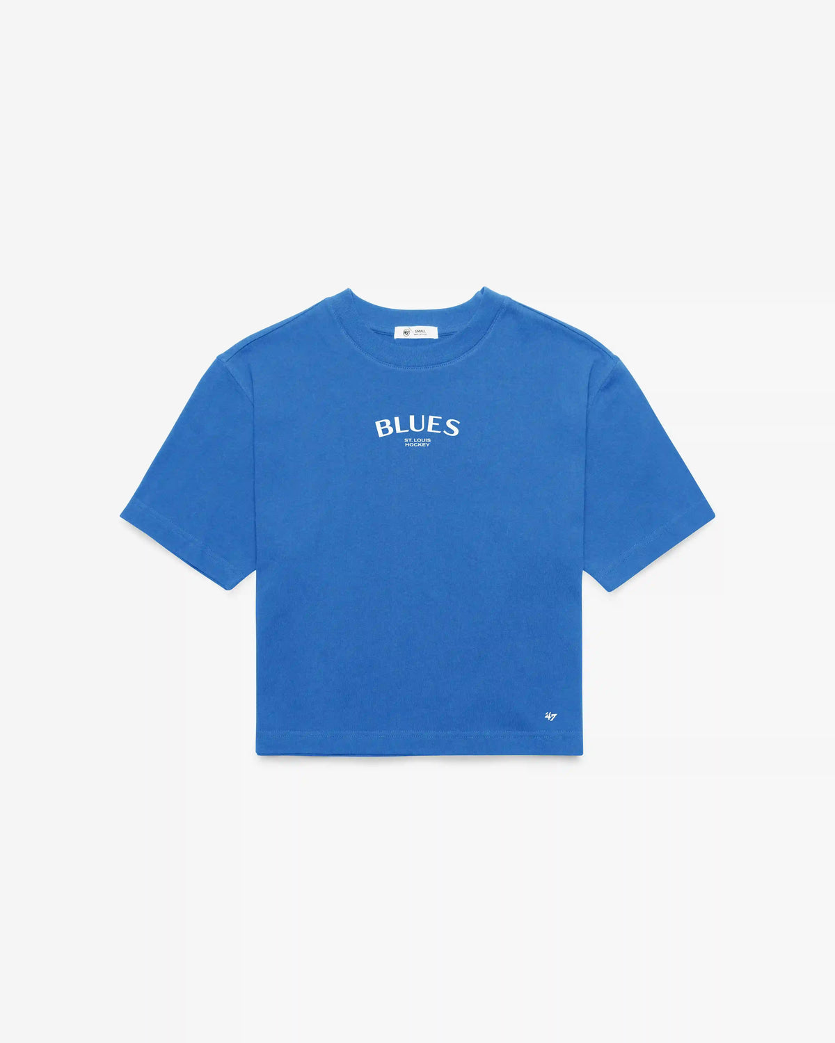 ST LOUIS BLUES HADRIAN '47 FOUNDATION CROP TEE WOMENS