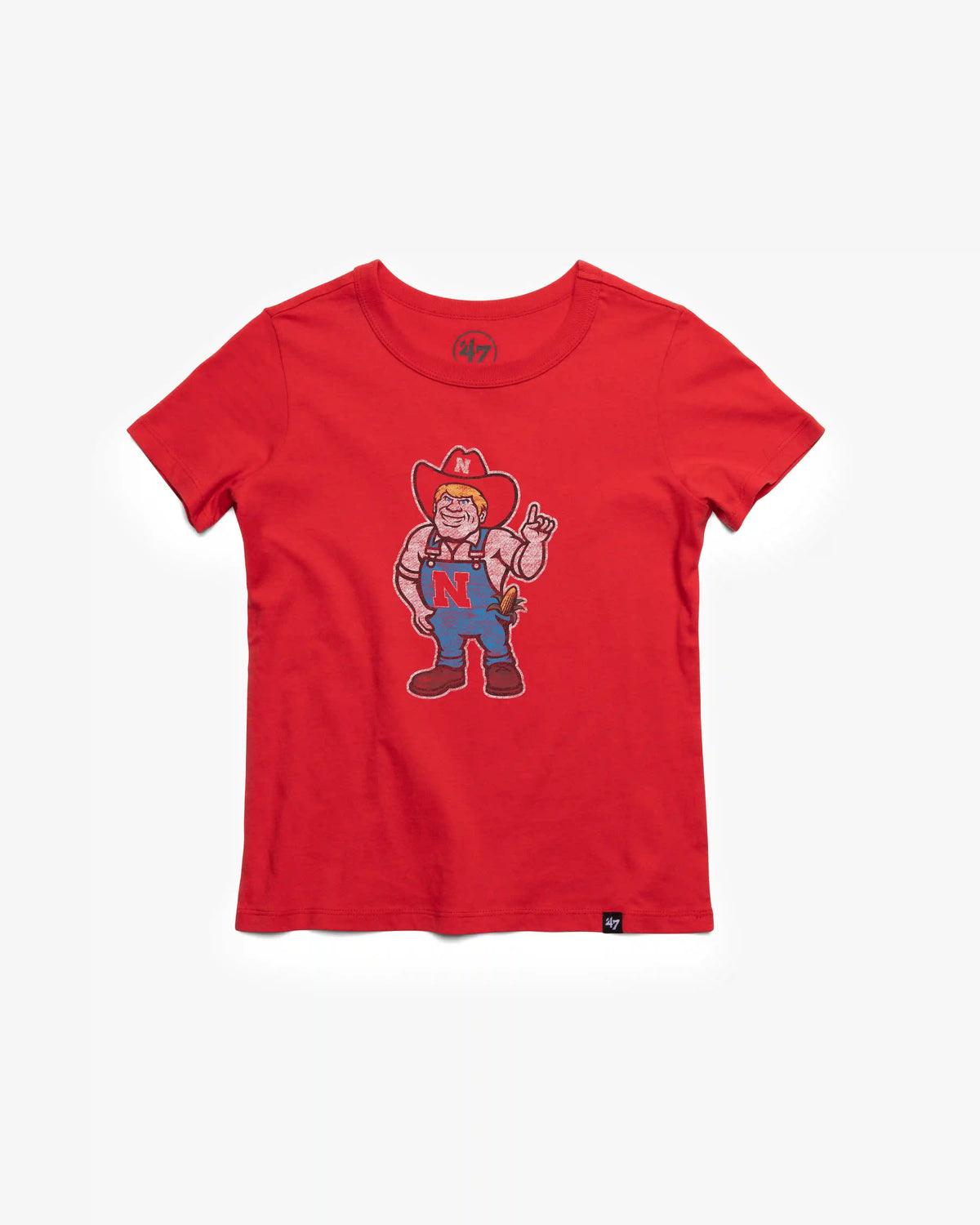 NEBRASKA CORNHUSKERS PREMIER '47 KID'S FRANKLIN TEE