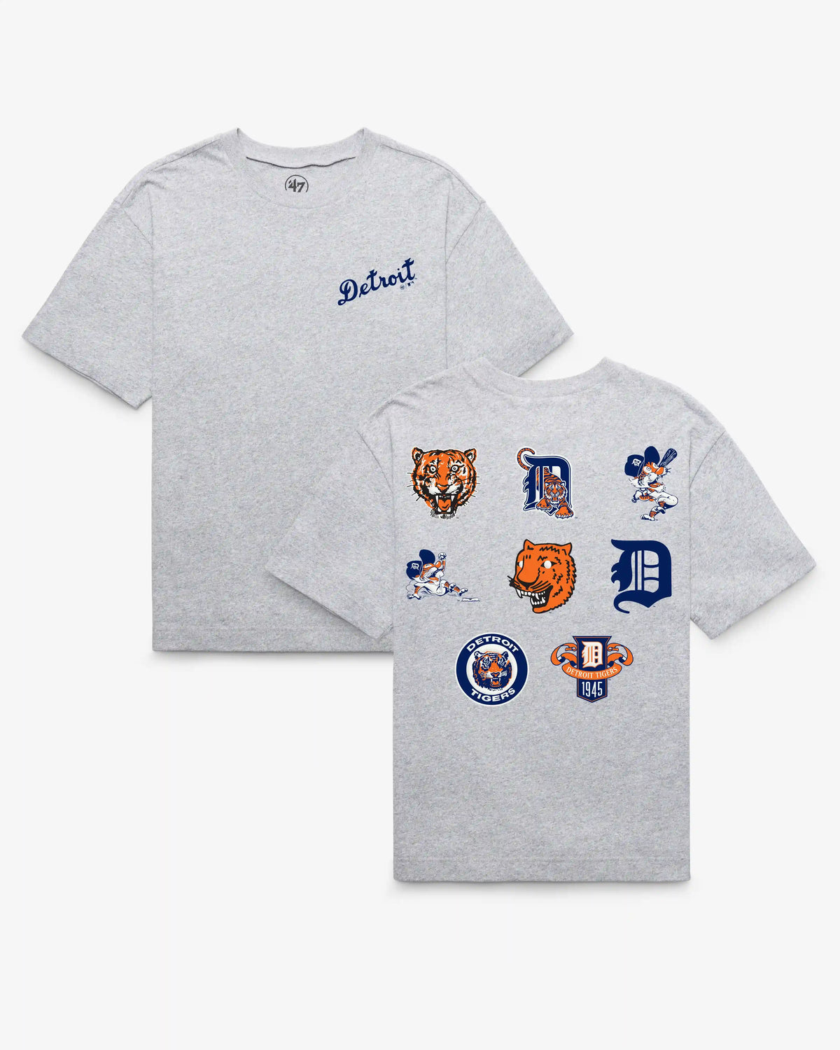 DETROIT TIGERS COOPERSTOWN HISTORY LOCK '47 FOUNDATION TEE