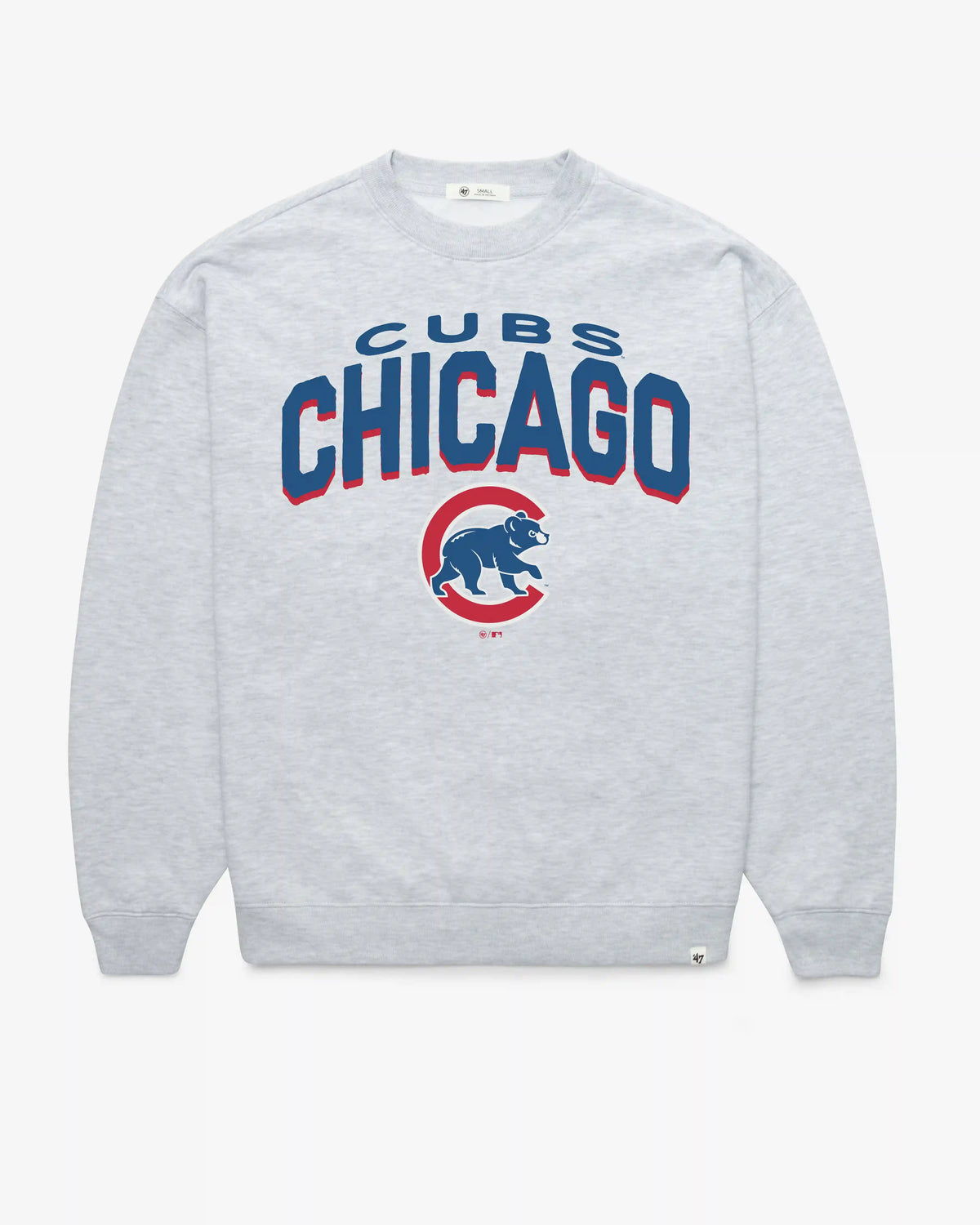 CHICAGO CUBS CAMPUS ARCH CLOUD '47 OVERSIZED CREW WOMENS
