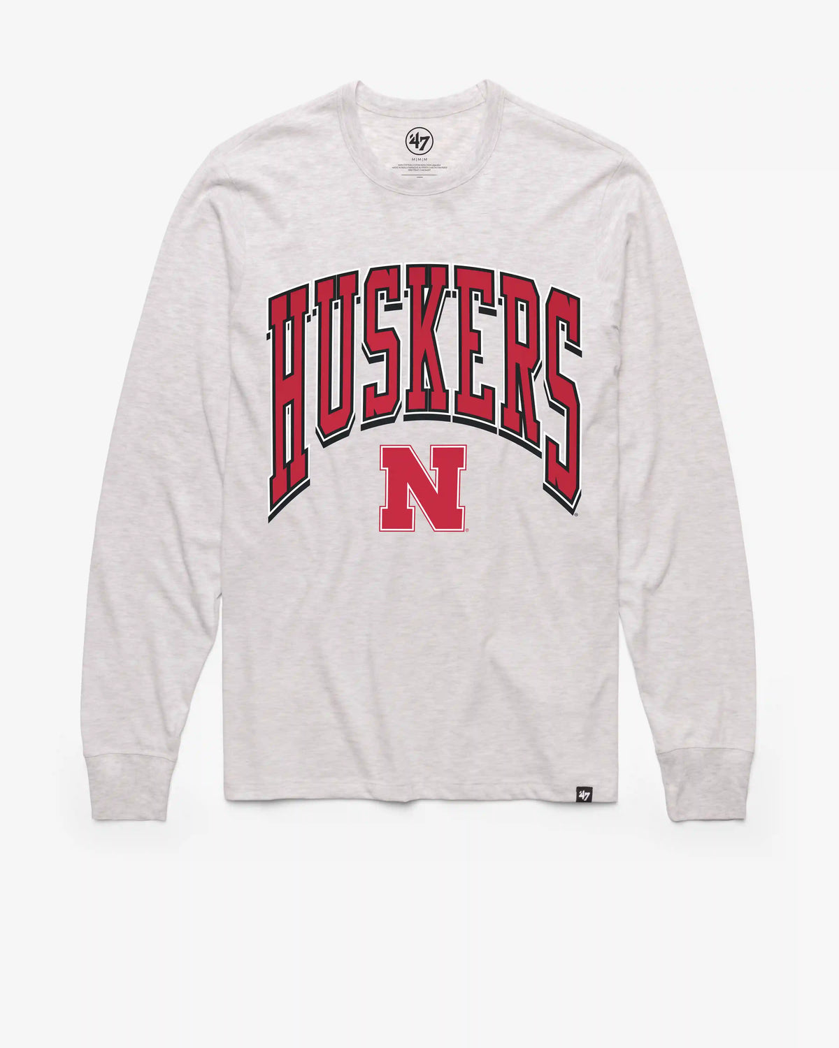 NEBRASKA CORNHUSKERS WALK TALL '47 FRANKLIN LONG SLEEVE TEE